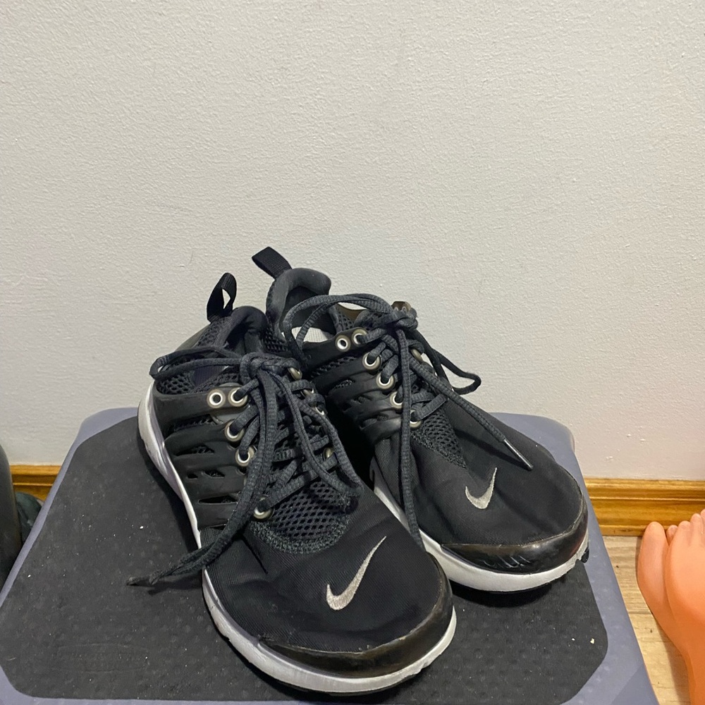 Nike Boys Air Presto 833875-015 Black Running Shoes Sneakers Size 5Y - Picture 5 of 14
